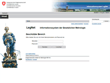 Tablet Screenshot of legnet.metas.ch